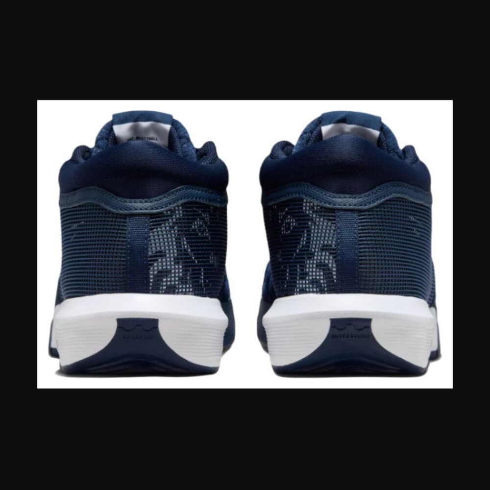 Nike LeBron Witness 8 Unisex Basketball Shoes Navy Blue/White Size 8M/9.5W - Picture 6 of 8